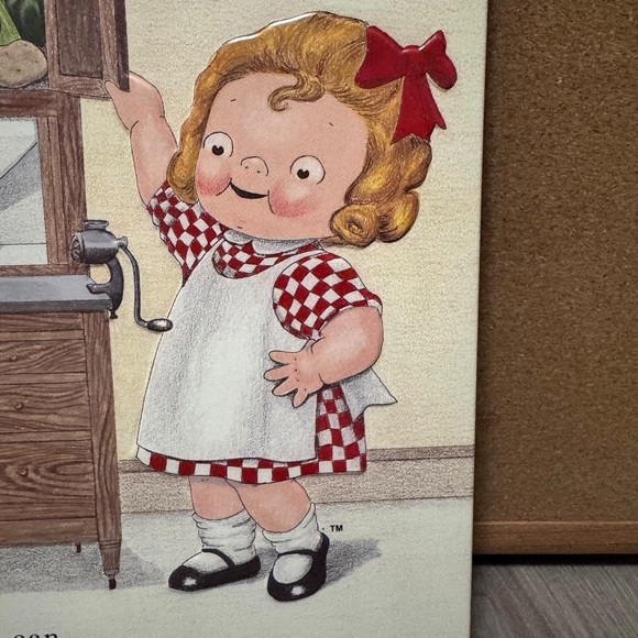 1993 Campbell’s Soup Sign #18 AAA Girl Metal Decor - Picture 5 of 9